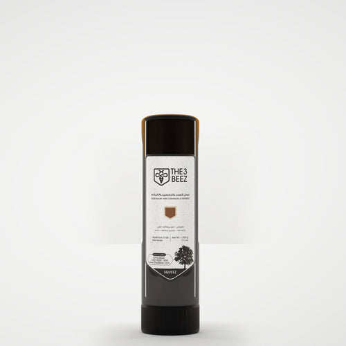 Sider Honey with Cinnamon & Turmeric - 500 g - Squeeze Bottle - The3Beez