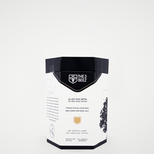 Sider Honey with Royal Jelly Spoons - 25 spoons - The3Beez